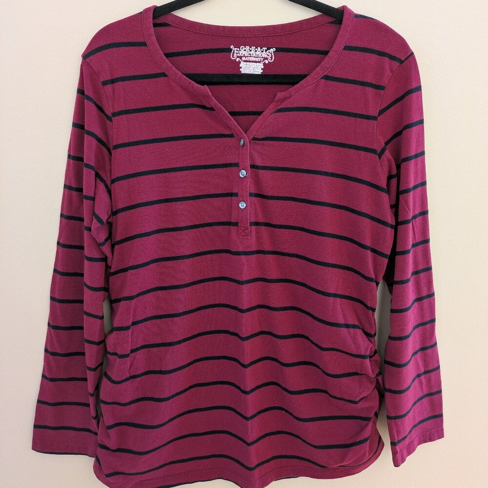 🤰 Great Expectations Long Sleeve Maternity Top